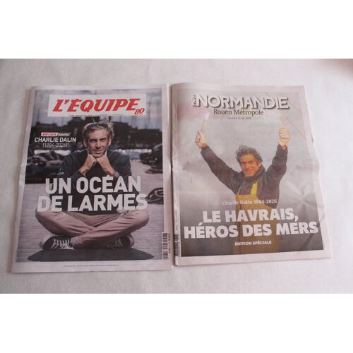 Journal L'Équipe Du 12 Juin 2026 Et Paris-Normandie Du 12 Juin 2026 - Disparition Du Navigateur Charlie Dalin.