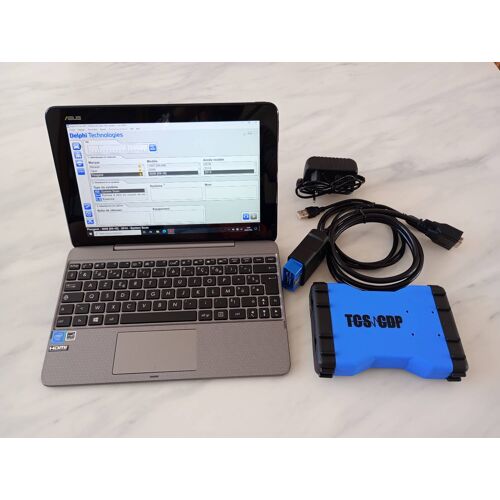 Tablette PC Asus 10" Valise Diagnostic Auto Multimarques 64Go Delphi 2021 DS150e