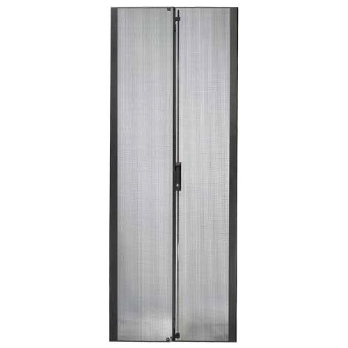 APC Double porte perforée NetShelter SX 42U, 750 mm de largeur, noir