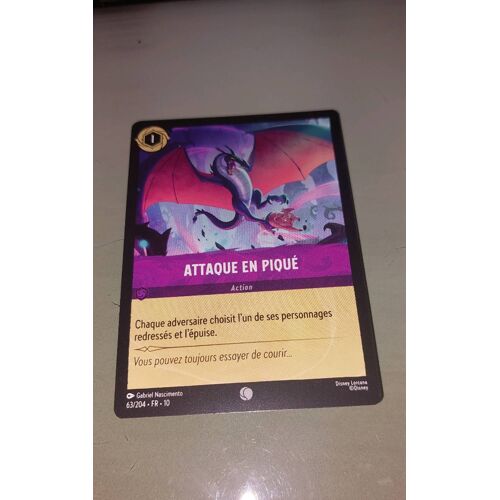 Attaque En Piqué. 63/204. Carte Disney Lorcana