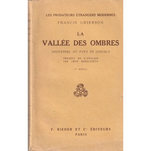 La Vallée Des Ombres