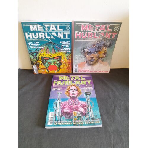 Magazine/Bd: Lot De Trois "Métal Hurlant"