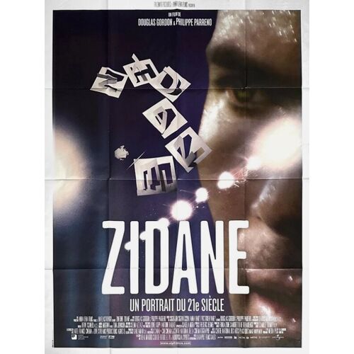 Zidane, Un Portrait Du 21e Siècle / Xxième Siècle - Affiche Originale De Cinéma - Format 120x160 Cm - Un Film De Douglas Gordon, Philippe Parreno Avec Zinédine Zidane - Année 2006