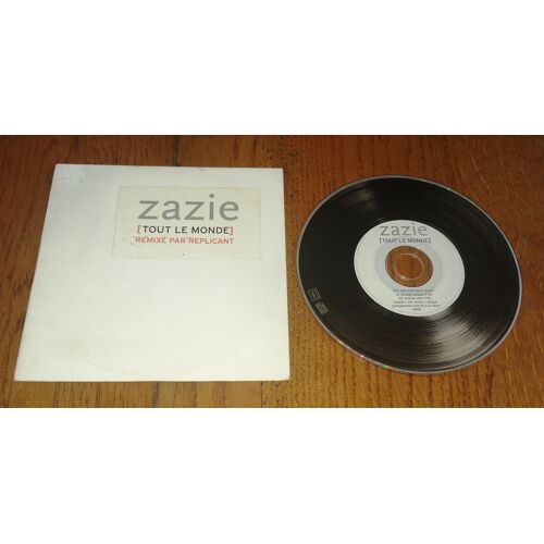 Cd Single Collector Zazie " Tout Le Monde " 2 Titres 1998 ,Remixé Par Repliquant ,Mercury
