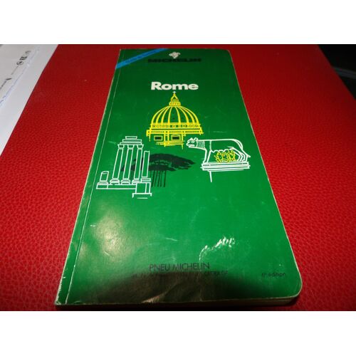 Guide De Tourime Michelin Rome 1991