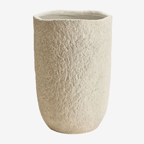 Poterie D'extérieur En Ciment Nuria Ø35 Cm - ¿55 Cm
