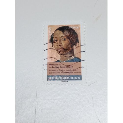 Timbre France Lettre 20g Oblitéré Autoadhesif Yvert N° 680 Détail Du Tableau Edouard . Barnard Lintott, 1932 Mandy,De 2012