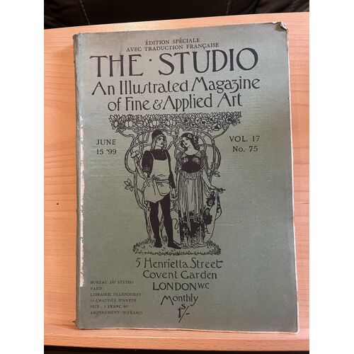 The Studio Illustrated Magazine Of Fine & Applied Art 15 Juin 1899 Vol. 17 N°75