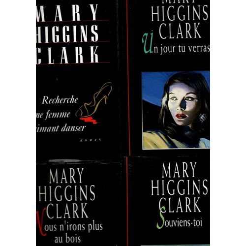 Mary Higgins Clark, Lot De 4 Livres France-Loisirs