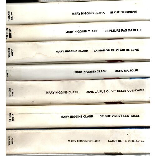 Mary Higgins Clarke, Lot De 3 Livres Brochés En Libre Choix