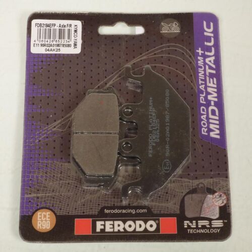 Plaquette De Frein Ferodo Pour Quad Kymco 250 Kxr 2003 À 2006 Avg / Avd / Fdb2184efp Neuf