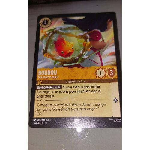 Doudou. 3/204. Carte Disney Lorcana