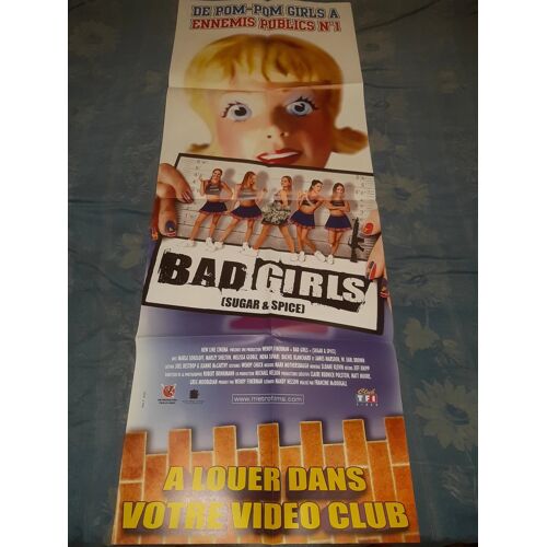 Affiche De Cinéma Bad Girls 60x160 Cm