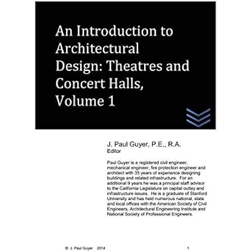 An Introduction To Architectural Design: Theatres And Concert Halls