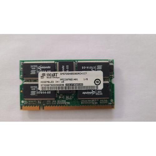SMART Modular Technologies SM5726485D8DRCHIC7 200P-DDR-SODIMM-512MB-ECC for Cisco