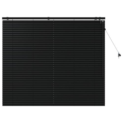 Vidaxl Store Vénitien Noir 150 X 130 Cm 35 Mm Bois De Paulownia Massif
