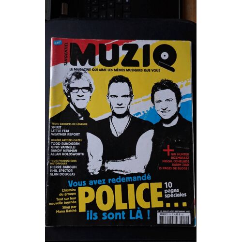 Muziq N°10 / Juillet-Août-Septembre 2007
