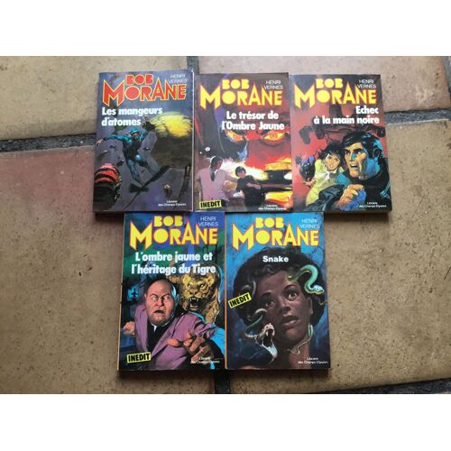 Bob Morane - 5 Titres Librairie Des Champs Élysées