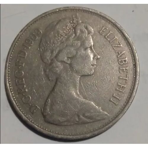 Pièce De Monnaie - 10 New Pence - Elizabeth I I - 1969 - Royaume-Uni
