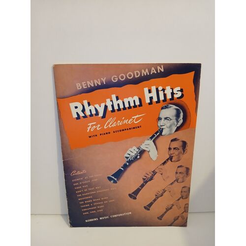 Rhythm Hits For Clarinet, With Piano Accompaniment Goodman, Benny