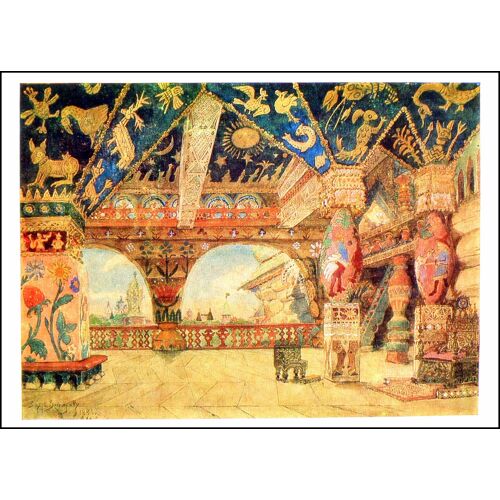 Vasnetsov Viktor Lot 7 Cartes Postales Tableaux Peinture
