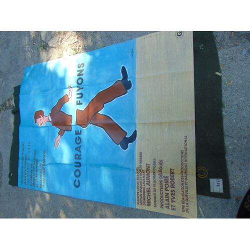 Affiche Cinema 120x 160 "Courage Fuyons"
