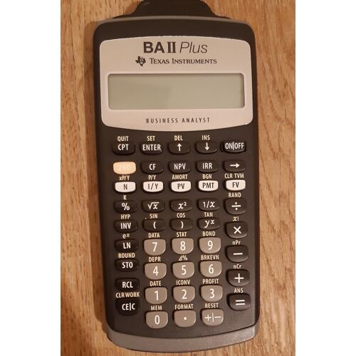 Calculatrice financière TEXAS INSTRUMENTS BA II PLUS