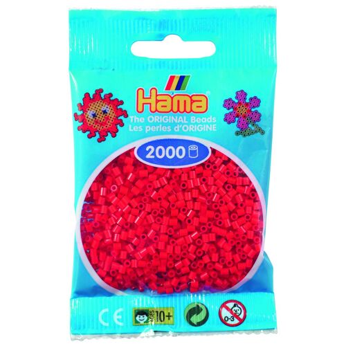 Hama Beads Mini Sachet 2000 Perles Rouge