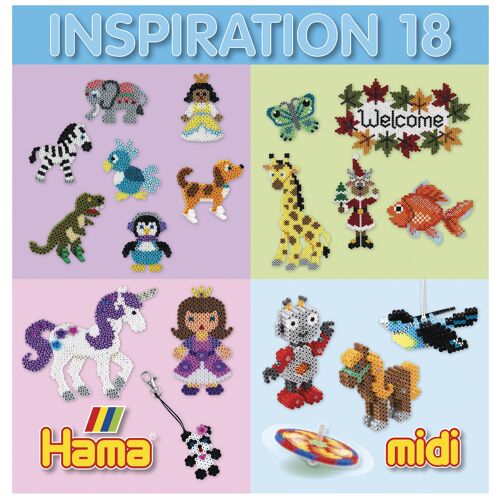 Hama Beads Midi livre d'inspiration n°18