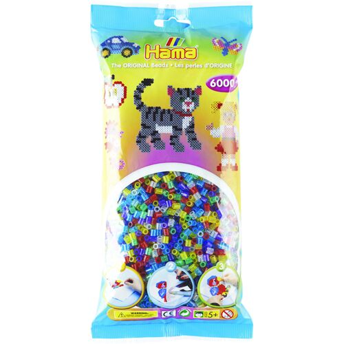 Hama Beads Midi Sachet 6000 Perles Paillette