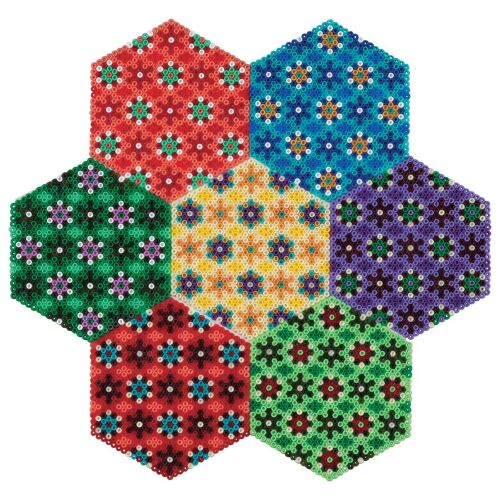 Hama Beads Sachet plaques mini hexagonales 2 pcs