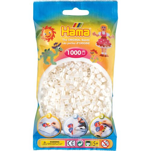 Hama Beads Midi Sachet 1000 Perles Nacrée