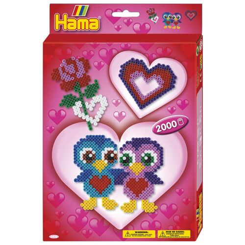 Hama Beads Midi - Hanging box - Love