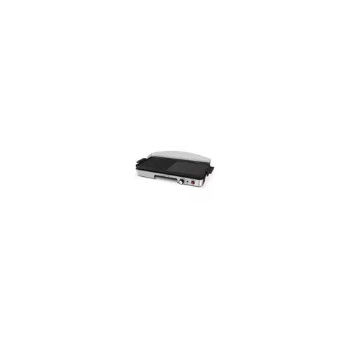 Plancha - RIVIERA &amp; BAR - QPL365 - 1900 W Power zone - 4 à 6 personnes - 50,5 x 25,5 cm - Inox