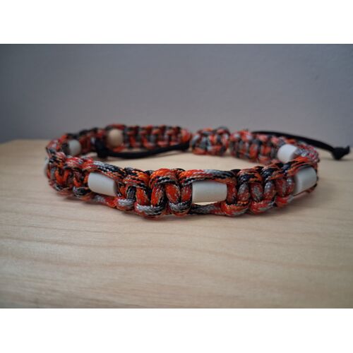 Collier Antio-Tique Naturel Orange 30 Cm Pour Chien
