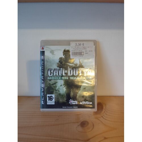Call of Duty 4 Modern Warfare PS3 – Boîte + Disque – Bon état – Activision