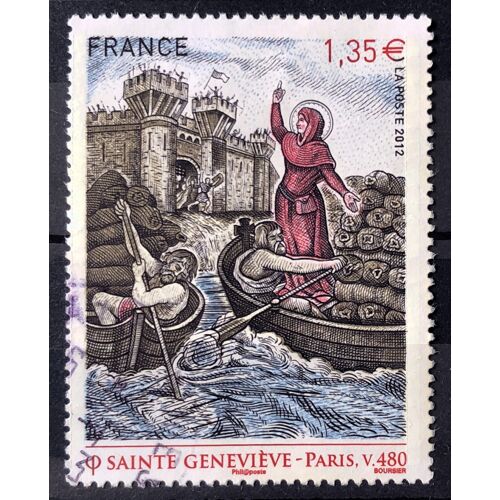 Grandes Heures Histoire De France 2012 - Sainte Geneviève À Paris 1,35 Euros (Très Joli N° 4704) Obl - France Année 2012 - Brn83 - N34509