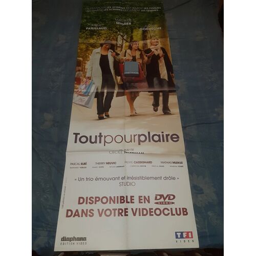 Affiche De Cinéma Tout Pour Plaire 60x160 Cm