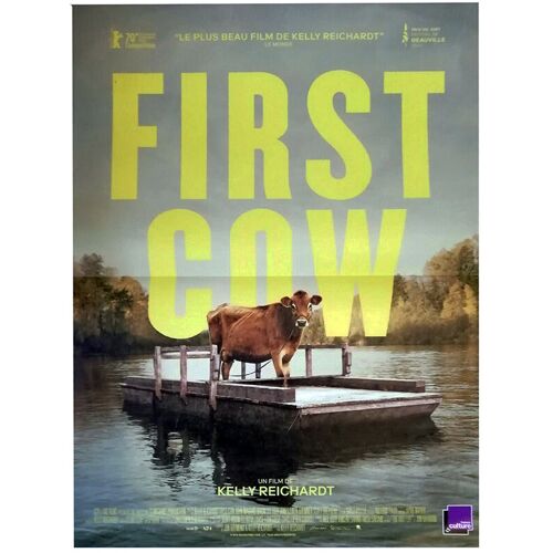 First Cow - Véritable Affiche De Cinéma Pliée - Format 40x60 Cm - De Kelly Reichardt Avec John Magaro, Orion Lee, Toby Jones - 2021