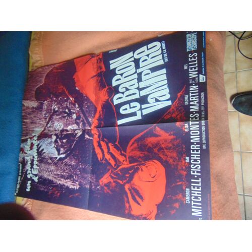 Affichette " Le Baron Vampire"