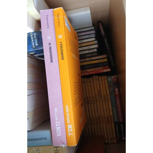 Les Livres Qui Ont Changé Le Monde Flammarion Lot De 2 Numero 25 L'Utilitarismel Et 31 Le Pragmatisme.