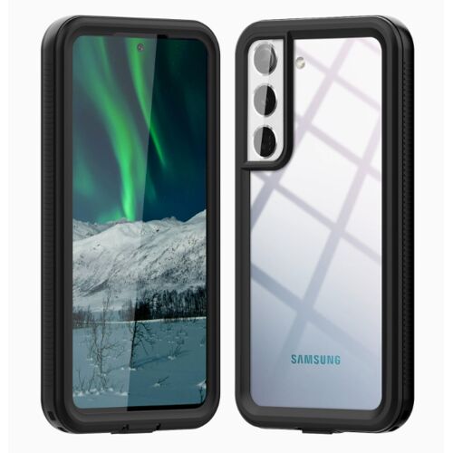 Coque pour Samsung Galaxy S22 étanche,Etui Housse Samsung Galaxy S22 étanche avec [écran intégré/Protection de la caméra], Antichoc,360 Protection Integrale - Noir
