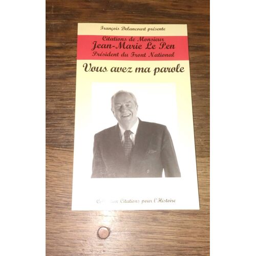 Vous Avez Ma Parole François Delancourt