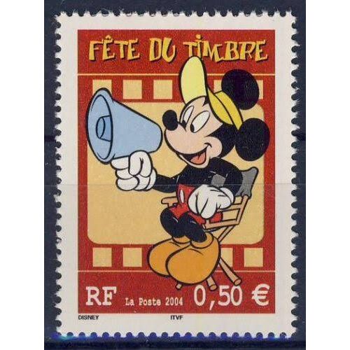 Fête Du Timbre : Disney : Mickey Année 2004 N° 3641 Yvert Et Tellier Luxe