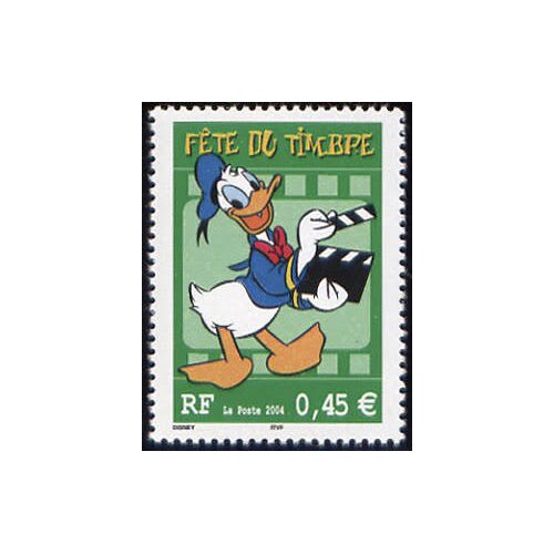 Fête Du Timbre : Disney : Mickey : Donald Année 2004 N° 3642 Yvert Et Tellier Luxe