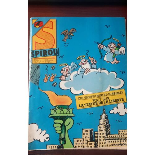 Revue Spirou N °2529 De 1986 Avec Supplément Bd De 48 Pages Tout Sur La Statue De La Liberté