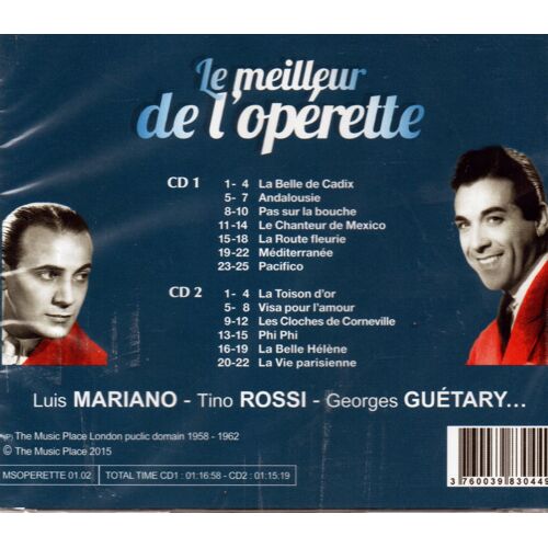 Luis Mariano Tino Rossi Georges Guetary