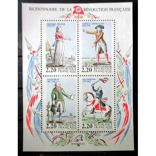 1989. Bf10: Personnages Célèbres De La Révolution.