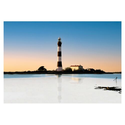 Camargue, Phare De Faraman, Lieu De Tournage Du Film Le Petit Baigneur Avec Louis De Funès - Photo Roulée - Format 50x70 Cm