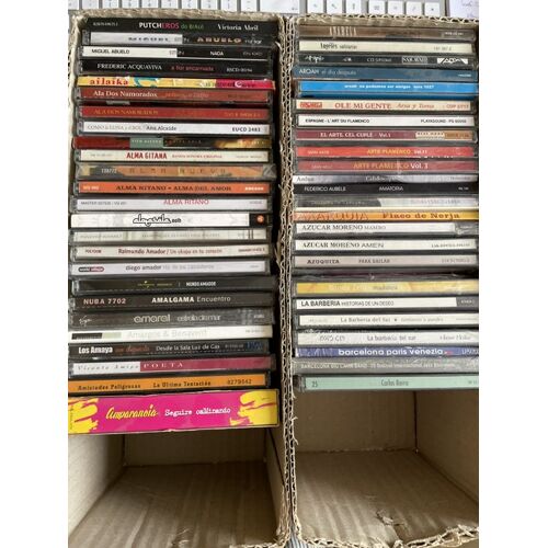Lot De 50 Cds Artistes Espagnols